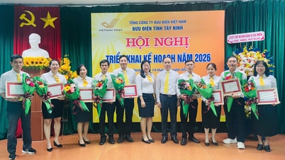 Tay Ninh İl Postanesi, 2025 yılında görev uygulama sonuçlarını değerlendiriyor.