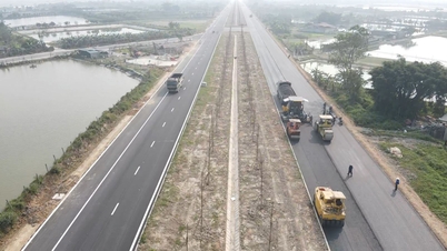 Visão geral do percurso de 41 km para aliviar o congestionamento de tráfego no sul de Hanói, aberto ao tráfego antes do Ano Novo Lunar.