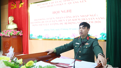 Quang Ninh: Comandamentul Regiunii Militare 5 - Quang Yen a organizat o întâlnire de coordonare pentru recrutarea și înrolarea cetățenilor în armată în 2026.