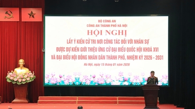 100% van de kiezers binnen de politie van Hanoi heeft de nominatie van luitenant-generaal Nguyen Thanh Tung voor herverkiezing als vertegenwoordiger in de gemeenteraad van Hanoi goedgekeurd.