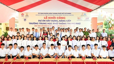 În chào mừng, Congresul Partidului: Orașul Ho Chi Minh începe modernizarea liceului Trung Phu.