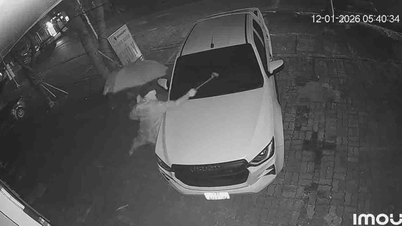 Warnung vor unsicheren Parkverhältnissen auf der Straße in Nghe An.