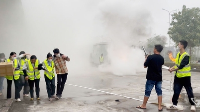 Exercițiu de stingere a incendiilor la Xmart Lighting Vietnam Co., Ltd.