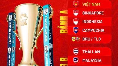 The Vietnamese national team is in the same group as Indonesia at the ASEAN Hyundai Cup 2026.