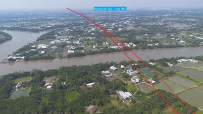 Una mirada más de cerca a la Ring Road 4 que pasa por la megaciudad de 3.500 millones de dólares de Vingroup en Tay Ninh.