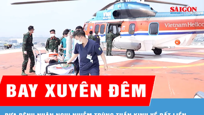 Bay xuyên đêm cứu bệnh nhân nghi nhiễm trùng thần kinh