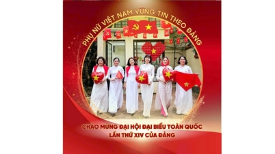 Quadros e membros femininos de todo o país mudaram simultaneamente suas fotos de perfil para dar as boas-vindas ao 14º Congresso Nacional do Partido Comunista do Vietnã.