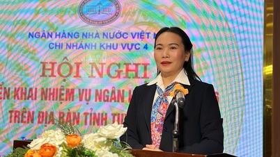De Staatsbank van Vietnam Regio 4 voert haar taken uit in de provincie Tuyen Quang.