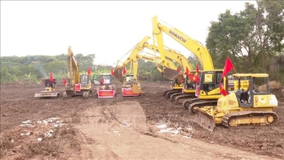 Începe construcția drumului care leagă Podul Tu Lien de Autostrada Expressă Hanoi - Thai Nguyen.