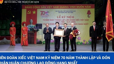 สมาคมละครสัตว์เวียดนามฉลองครบรอบ 70 ปี และได้รับเหรียญเกียรติยศแรงงานชั้นหนึ่ง