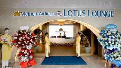 Vietnam Airlines inaugurates new Lotus Lounge at Noi Bai Airport.