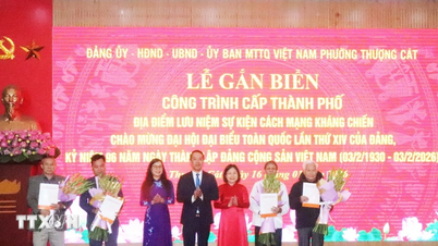 Hà Nội gắn biển địa điểm, công trình ý nghĩa chào mừng Đại hội XIV của Đảng