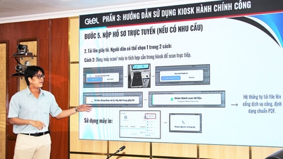 Policejní oddělení provincie Giang spouští pilotní program kiosků pro veřejné administrativní služby.