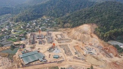 Hối hả trên công trường xây dựng Trường Liên cấp Thanh Nưa