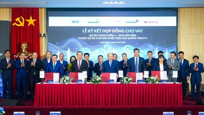 O VietinBank concedeu uma linha de crédito de 8,86 trilhões de VND para o Componente 1 - Usina Termoelétrica do Projeto da Usina Termelétrica a GNL Quang Trach II.