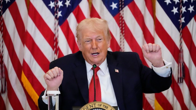 Präsident Trump gibt die Mitglieder des „Gaza-Friedensrats“ bekannt.