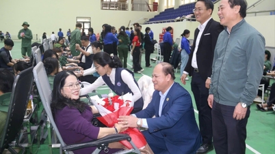 Univerzita Hai Phong propaguje hnutí dobrovolného dárcovství krve.