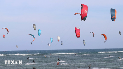 Spannender internationaler Kiteboarding-Wettbewerb My Hoa-Khanh Hoa 2026