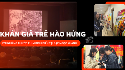 Khán giả trẻ hào hứng với những thước phim kinh điển tại rạp Ngọc Khánh
