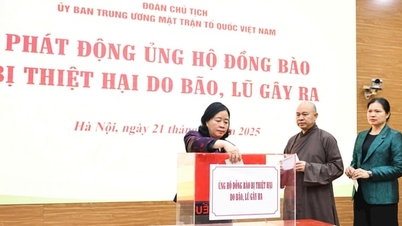 Ban Vận động cứu trợ Trung ương thông báo dừng tiếp nhận ủng hộ đồng bào bị thiệt hại do bão lũ