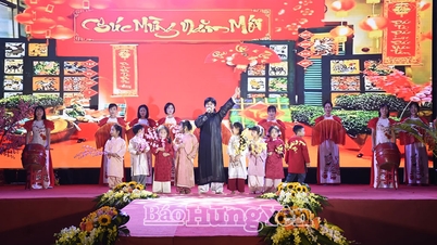 Den sista omgången av den graciösa Ao Dai-, aftonklännings-, sport- och sång- och folkdansfestivalen i Dai Dong kommun.