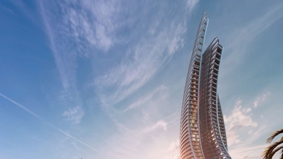 アスピラタワー：フーコック経済特別区に新たなランドマークを創り出す、高さ220メートルの帆船型タワー。