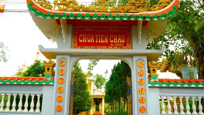 Pagoda Tien Chau este impregnată de o atmosferă de basm.