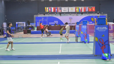 Echipa paralimpică a Vietnamului se antrenează în Thailanda.