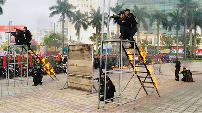 Jaga keamanan dan ketertiban agar masyarakat dapat menikmati festival musim semi dan merayakan Tet.