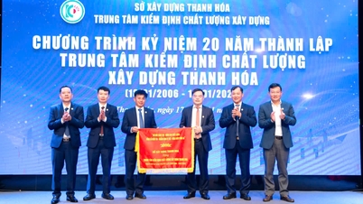 Thanh Hoa Construction Quality Inspection Center höll en ceremoni för att fira sitt 20-årsjubileum.