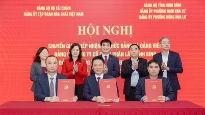 Vinachem Parti Komitesi, iki parti örgütünü Ninh Binh yerel yönetimine devretti.