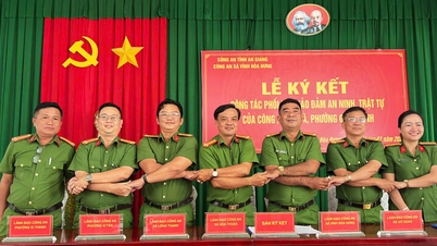 កម្លាំងនគរបាលមកពីឃុំ និងសង្កាត់ចំនួន ៧ ក្នុងខេត្តអានយ៉ាង និងទីក្រុងកាន់ថូ កំពុងសម្របសម្រួលគ្នាដើម្បីធានាសន្តិសុខ និងសណ្តាប់ធ្នាប់។