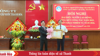 Syarikat Saham Bersama Bekalan Air Thanh Hoa menggariskan tugasnya untuk tahun 2026.