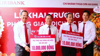 Agribank invests in a new branch office at Oc Eo to serve the people.
