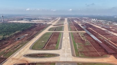 El Ministerio de Construcción informa sobre el progreso de la fase 1 del proyecto del aeropuerto de Long Thanh: se han completado muchos elementos importantes.