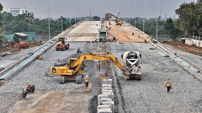 Construcția unui proiect de 1,5 trilioane de VND este în plină desfășurare, printr-un „super-secție” din Dong Nai.