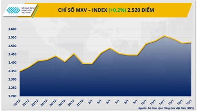 Liquidity decreased on the US holiday, but the MXV-Index remained in positive territory.