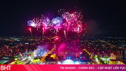 La provincia de Ha Tinh planea realizar exhibiciones de fuegos artificiales a baja altitud en cuatro lugares en la víspera de Año Nuevo.