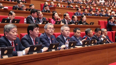 Parti Komitesi Genel Sekreteri Nguyen Canh Tinh, Hükümet Parti Komitesi heyetiyle birlikte 14. Ulusal Parti Kongresi'ne katıldı.