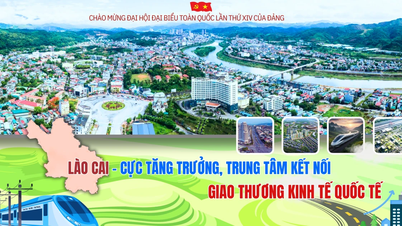 Lao Cai - pól růstu a centrum mezinárodních ekonomických a obchodních spojení.
