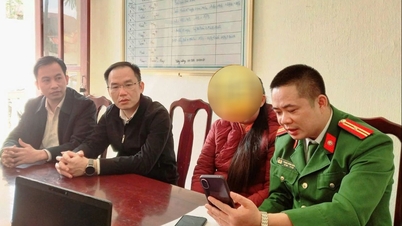 Uang sebesar 140 juta VND berhasil dihentikan tepat waktu sebelum berpindah dari kantong wanita yang mudah tertipu itu ke rekening "pacar Vietnam-Amerika"-nya.