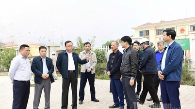 De permanente vicevoorzitter van het Provinciaal Volkscomité, Nguyen Manh Tuan, inspecteert de voortgang van verschillende transportprojecten.