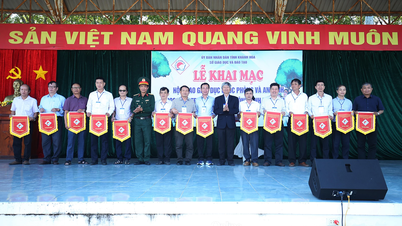 Majlis Perasmian Festival Sukan Pendidikan Pertahanan dan Keselamatan Negara Pelajar Sekolah Menengah Wilayah Khanh Hoa yang Pertama, tahun akademik 2025-2026