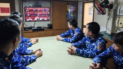 หน่วยยามฝั่งเวียดนามตั้งตารอการประชุมสมัชชาแห่งชาติครั้งที่ 14 ด้วยความเชื่อมั่นอย่างแน่วแน่