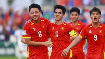 Vietnam U23 contre Chine (première mi-temps) 0-0 : La Chine a eu de nombreux tirs au but.