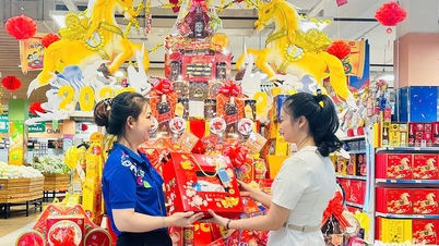 Produk-produk Vietnam mendominasi pasar liburan Tet.