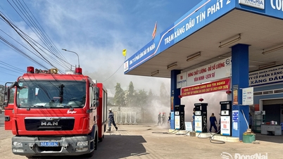In den Gemeinden Tri An und Tan An wurden an zwei Tankstellen Feueralarmübungen durchgeführt.