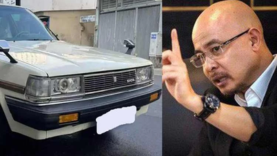 Rincian tentang mobil Toyota Cressida Wagon kuno milik "Qua" Dang Le Nguyen Vu.