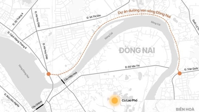 Die Provinz Dong Nai plant, im Februar 2026 mit dem Bau eines Uferstraßenprojekts entlang des Cai-Flusses im Wert von fast 4.000 Milliarden VND zu beginnen.