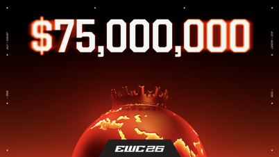 Esports World Cup Foundationは、2026年のEsports World Cupの賞金総額7,500万ドル、ゲームリスト、スケジュールを発表しました。